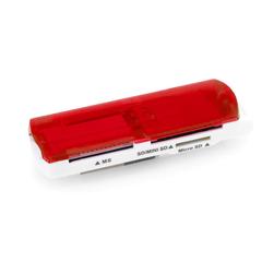 Vue Lecteur Cartes Dira de couleur rouge| Krokrodeal
