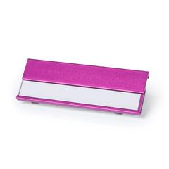 Vue Badge Bindel de couleur rose| Krokrodeal