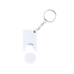 Vue Porte-Clés Monnaie Beka de couleur blanc| Krokrodeal