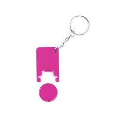 Vue Porte-Clés Monnaie Beka de couleur rose| Krokrodeal