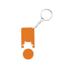 Vue Porte-Clés Monnaie Beka de couleur orange| Krokrodeal