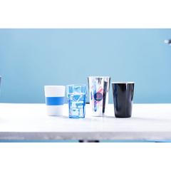 Vue Verre Nelo de couleur bleu| Krokrodeal