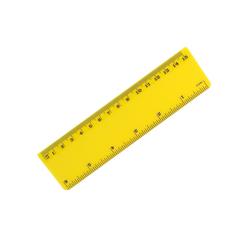 Vue Règle Hebe de couleur jaune| Krokrodeal