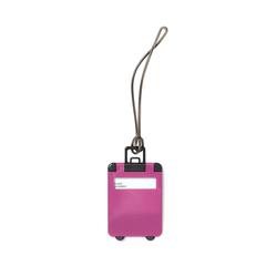 Vue Identificateur Valise Cloris de couleur rose| Krokrodeal