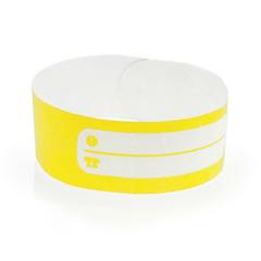 Vue Bracelet Mawi de couleur jaune| Krokrodeal