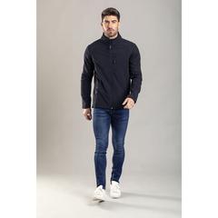Vue Veste Molter de couleur bleu| Krokrodeal