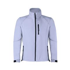 Vue Veste Molter de couleur gris| Krokrodeal
