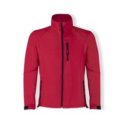 Vue Veste Molter de couleur rouge| Krokrodeal