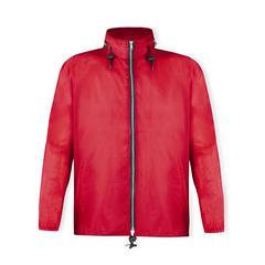 Vue Imperméable Garu de couleur rouge| Krokrodeal