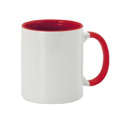 Vue Tasse Sublimation Harnet de couleur rouge| Krokrodeal