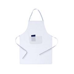 Vue Tablier Bacatus de couleur blanc| Krokrodeal