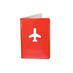 Vue Étui Passeport Klimba de couleur rouge| Krokrodeal