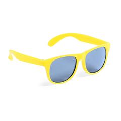 Vue Lunettes de Soleil Malter de couleur jaune| Krokrodeal