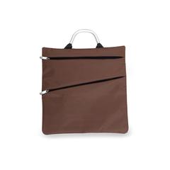 Vue Porte-Documents Kani de couleur marron| Krokrodeal