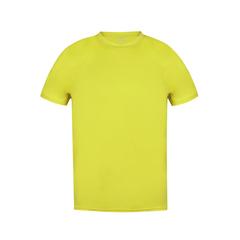 Vue T-Shirt Adulte Tecnic Plus de couleur jaune| Krokrodeal