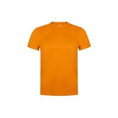 Vue T-Shirt Enfant Tecnic Plus de couleur orange| Krokrodeal