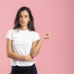 Vue T-Shirt Femme Tecnic Plus de couleur blanc| Krokrodeal