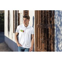 Vue Polo Tecnic Plus de couleur blanc| Krokrodeal