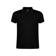Vue Polo Tecnic Plus de couleur noir| Krokrodeal
