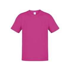 Vue T-Shirt Adulte Couleur Hecom de couleur rose| Krokrodeal