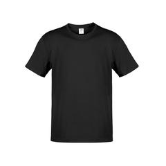 Vue T-Shirt Adulte Couleur Hecom de couleur noir| Krokrodeal