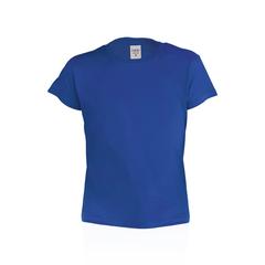 Vue T-Shirt Enfant Couleur Hecom de couleur bleu| Krokrodeal