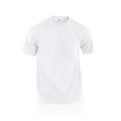 Vue T-Shirt Adulte Blanc Hecom de couleur blanc| Krokrodeal
