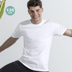 Vue générale T-Shirt Adulte Blanc Hecom | Krokrodeal
