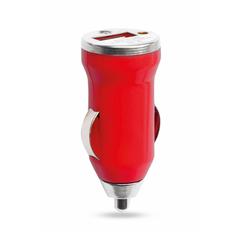 Vue Chargeur Voiture USB Hikal de couleur rouge| Krokrodeal