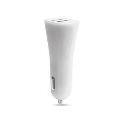 Vue Chargeur Voiture USB Heyon de couleur blanc| Krokrodeal