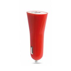 Vue Chargeur Voiture USB Heyon de couleur rouge| Krokrodeal