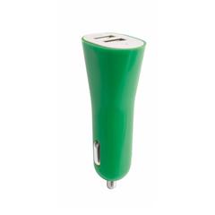 Vue Chargeur Voiture USB Heyon de couleur vert| Krokrodeal