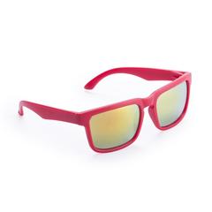 Vue Lunettes de Soleil Bunner de couleur rouge| Krokrodeal