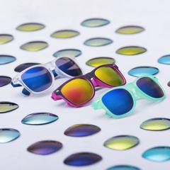 Vue Lunettes de Soleil Harvey de couleur bleu| Krokrodeal