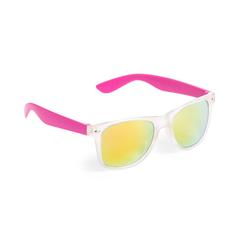 Vue Lunettes de Soleil Harvey de couleur rose| Krokrodeal
