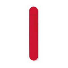 Vue Étui Stylo Velvex de couleur rouge| Krokrodeal