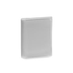 Vue Porte-Cartes Letrix de couleur gris| Krokrodeal