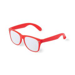 Vue Lunettes Zamur de couleur rouge| Krokrodeal