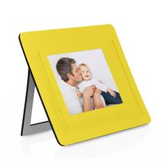 Vue Tapis Souris Porte Photos Pictium de couleur jaune| Krokrodeal