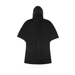 Vue Poncho Zaril de couleur noir| Krokrodeal
