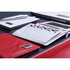 Vue Portefeuille Lanto de couleur blanc| Krokrodeal