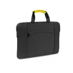 Vue Housse pour Ordinateur Portable Xenac de couleur jaune| Krokrodeal
