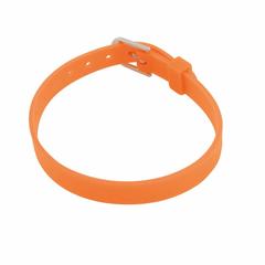 Vue Bracelet Tonis de couleur orange| Krokrodeal