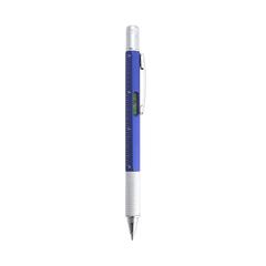 Vue Stylo Multifonction Sauris de couleur bleu| Krokrodeal