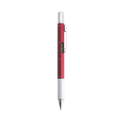 Vue Stylo Multifonction Sauris de couleur rouge| Krokrodeal