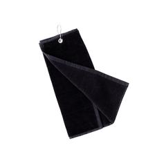 Vue Serviette Golf Tarkyl de couleur noir| Krokrodeal