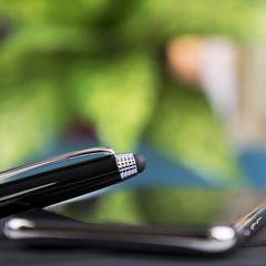 Vue Stylet Bille Lantey de couleur gris| Krokrodeal