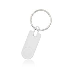 Vue Porte-Clés Harper de couleur blanc| Krokrodeal