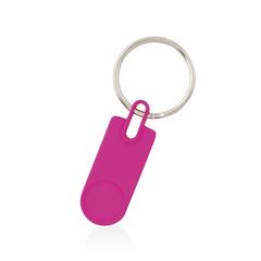 Vue Porte-Clés Harper de couleur rose| Krokrodeal