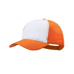 Vue Casquette Sodel de couleur orange| Krokrodeal
